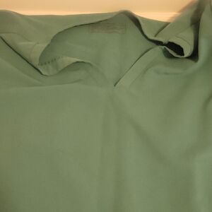 Figs Teal V-Neck Scrub Top
